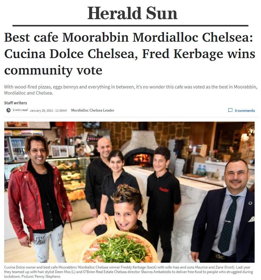 herald sun award 2021