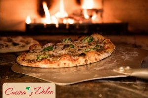 wood-fired Italian pizza