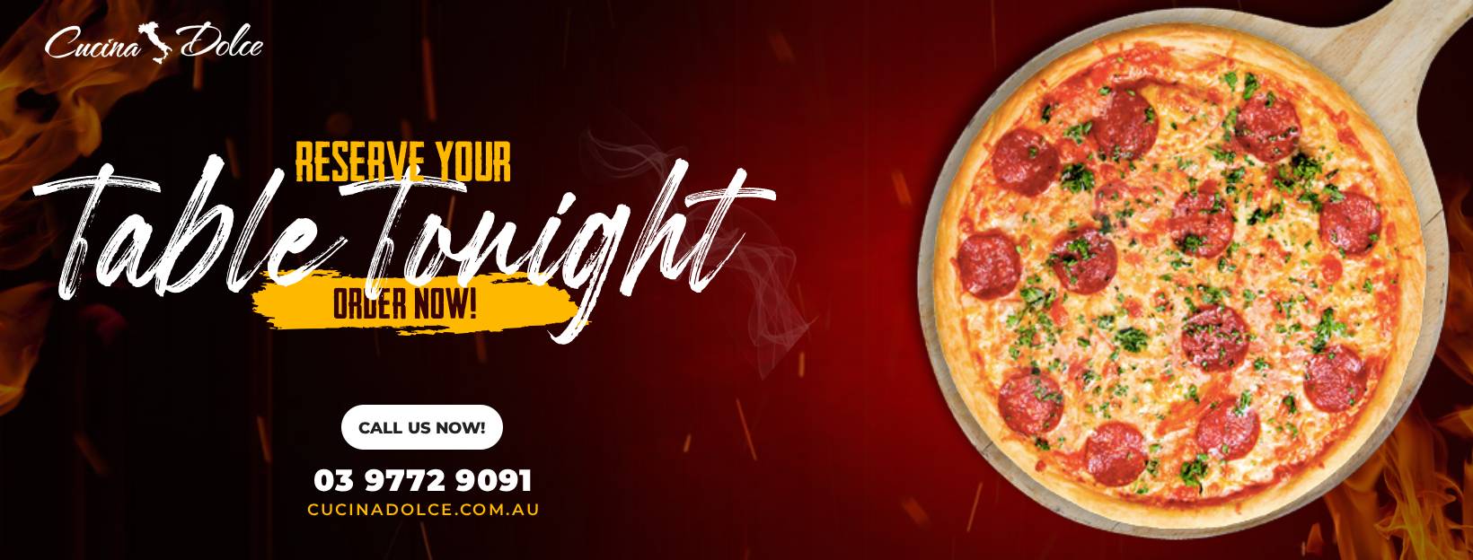 gourmet wood fired pizza Melbourne